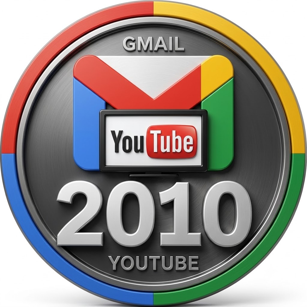 Old Gmail YouTube Channel (Linked) from 2010–2020