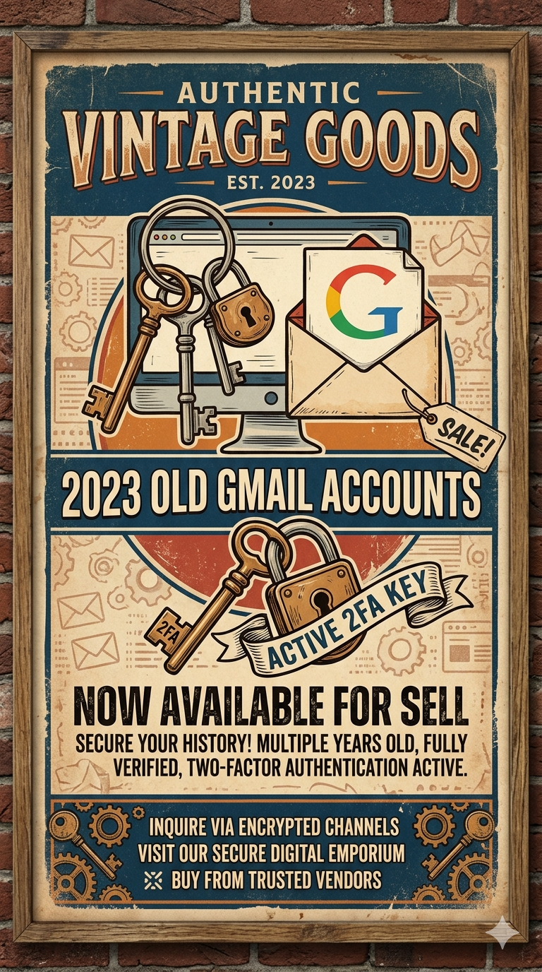 4 Year Old Gmail With 2Fa Key Active