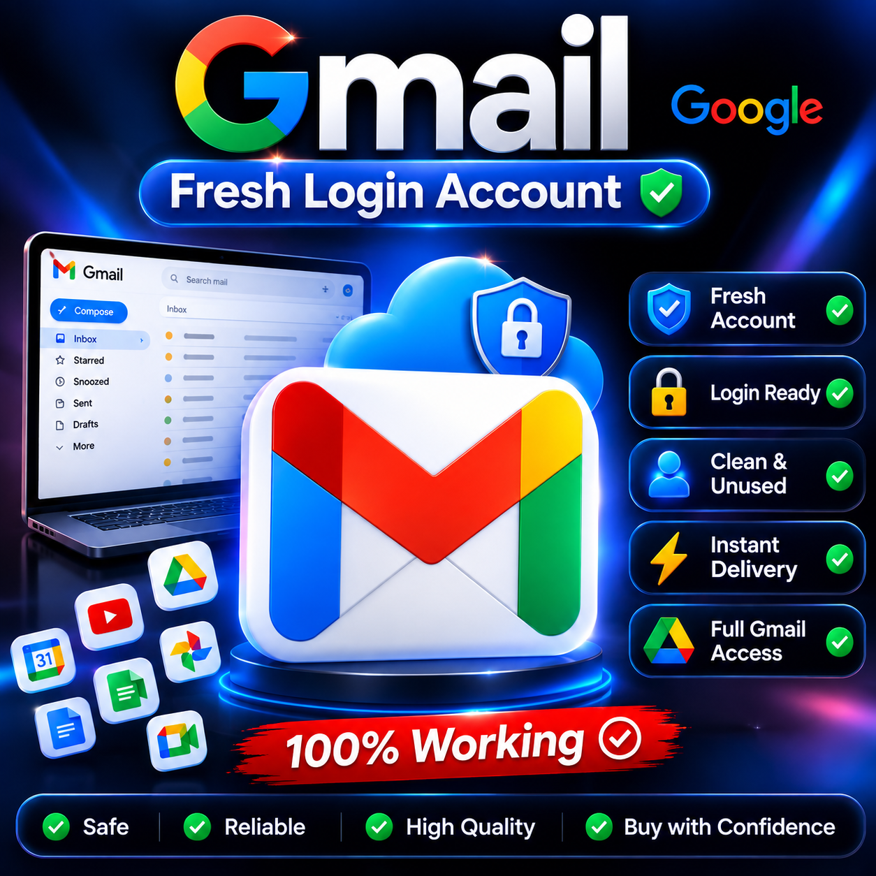Fresh Gmail login account