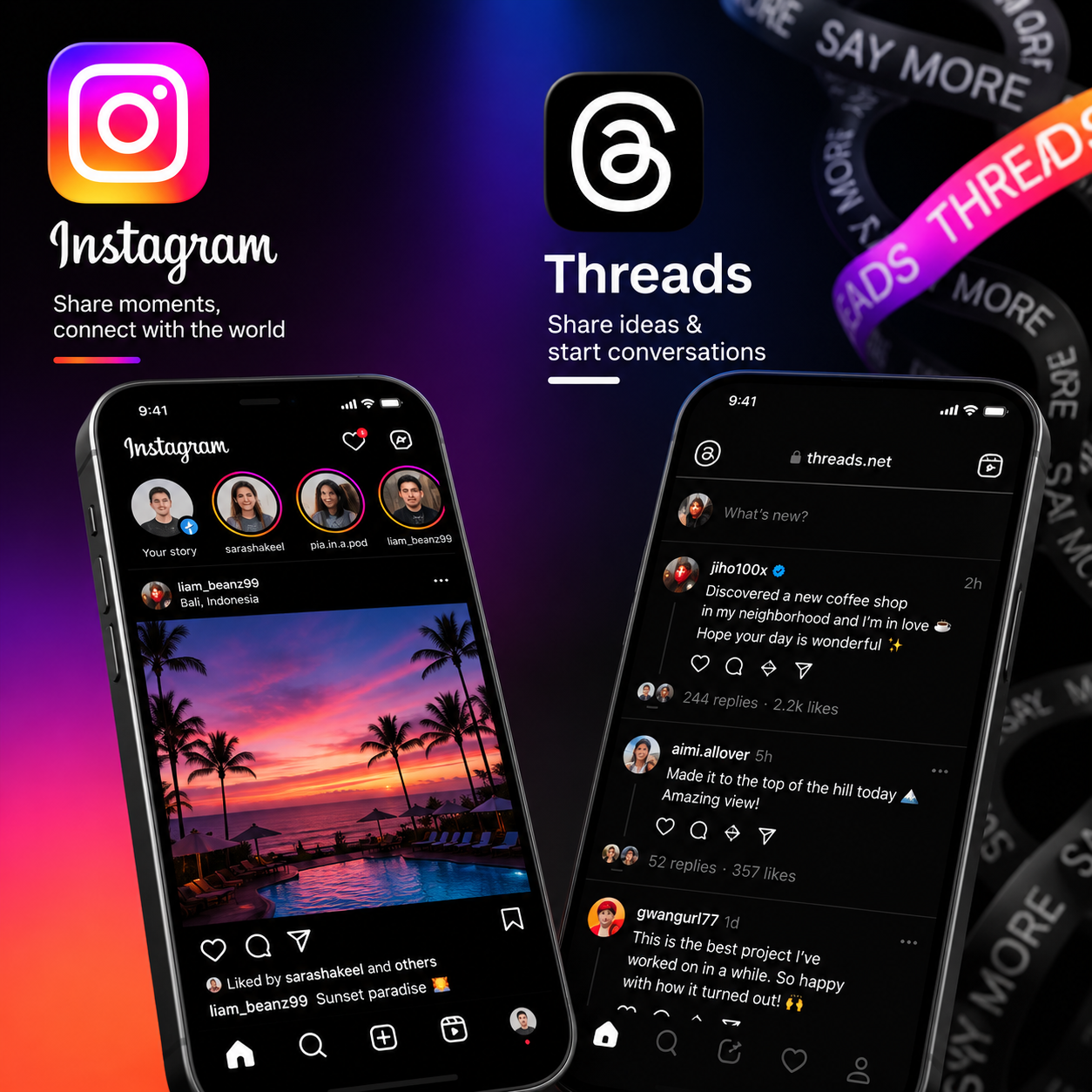 Instagram connect thread 2fa key 2 month old account