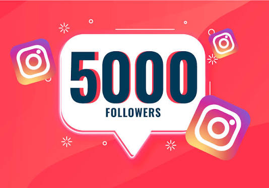 5000 Instagram followers Best quality