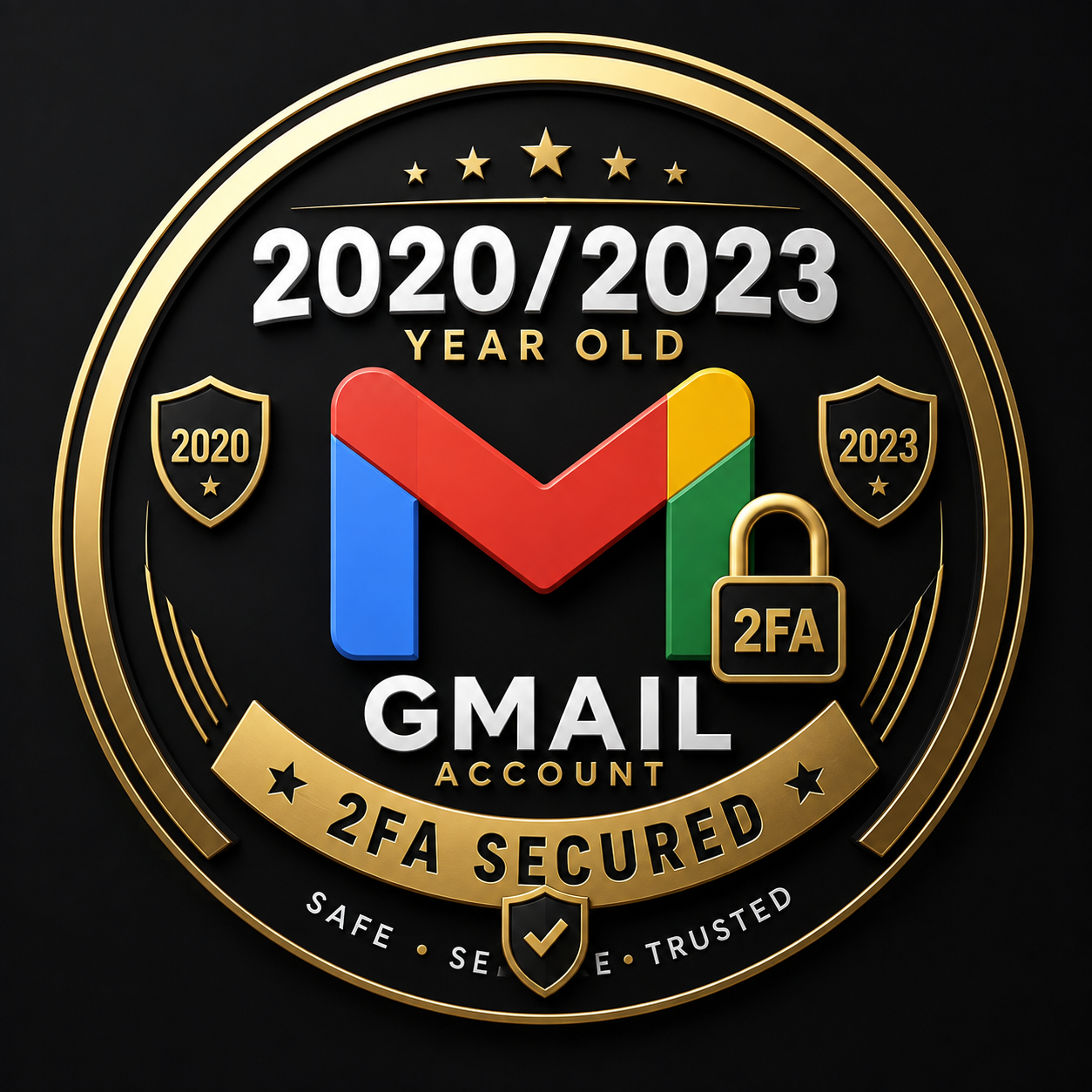 Premium 2020/2023 year gmail account 2Fa active High quality account
