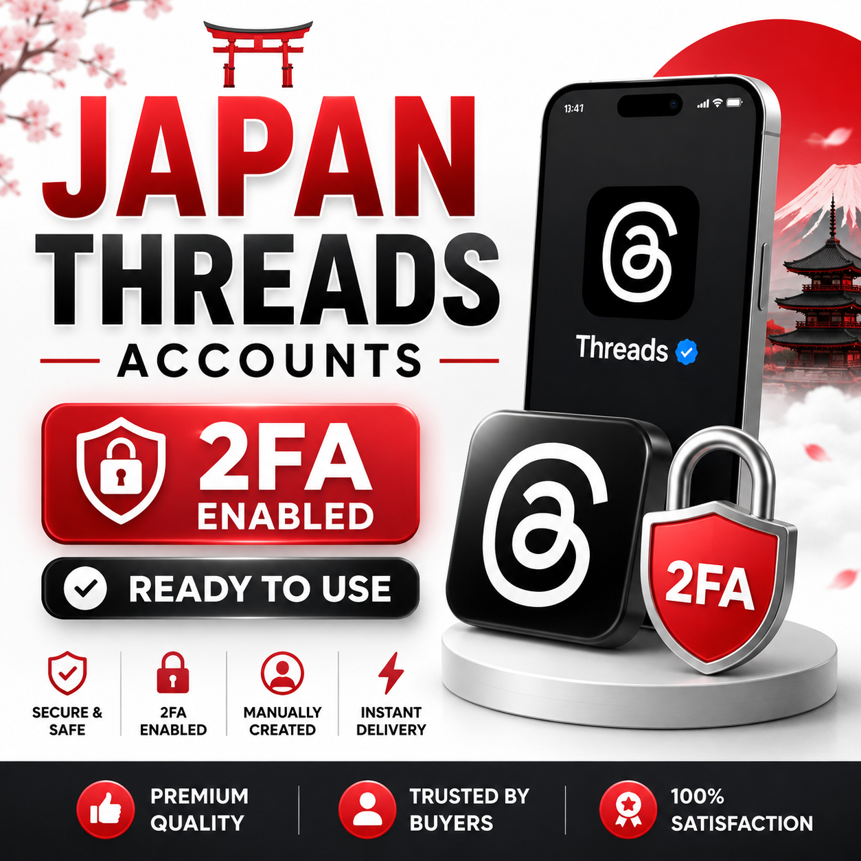 Japan Name Japan Ip Threads Accounts With 2FA Key