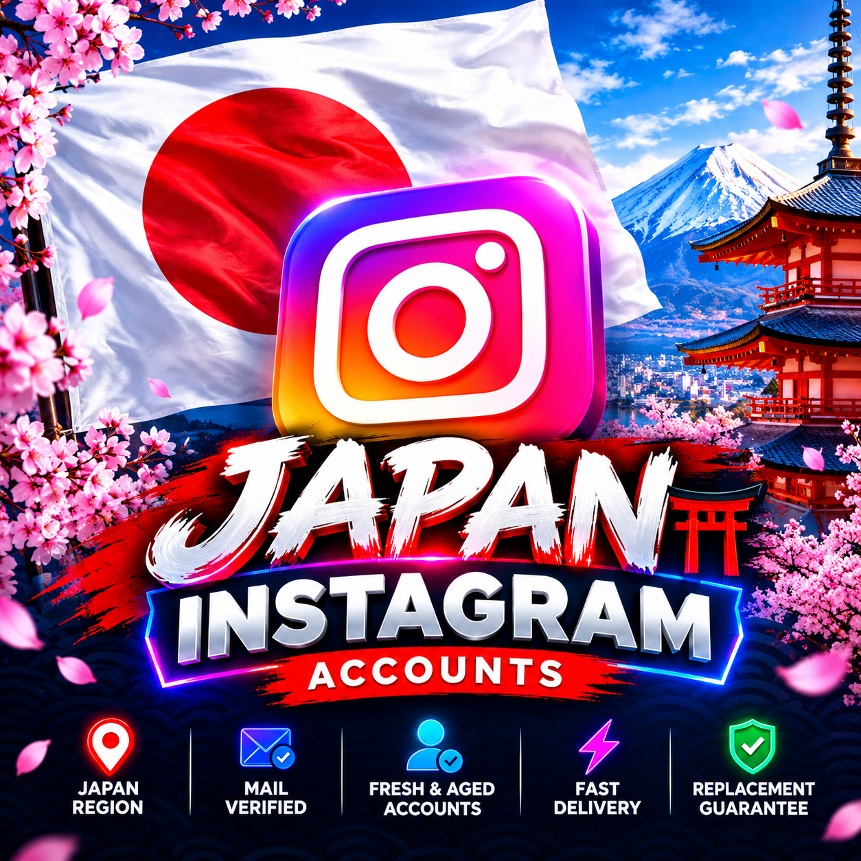 Instagram Live Long | Japan Ip | Email Verified with Access