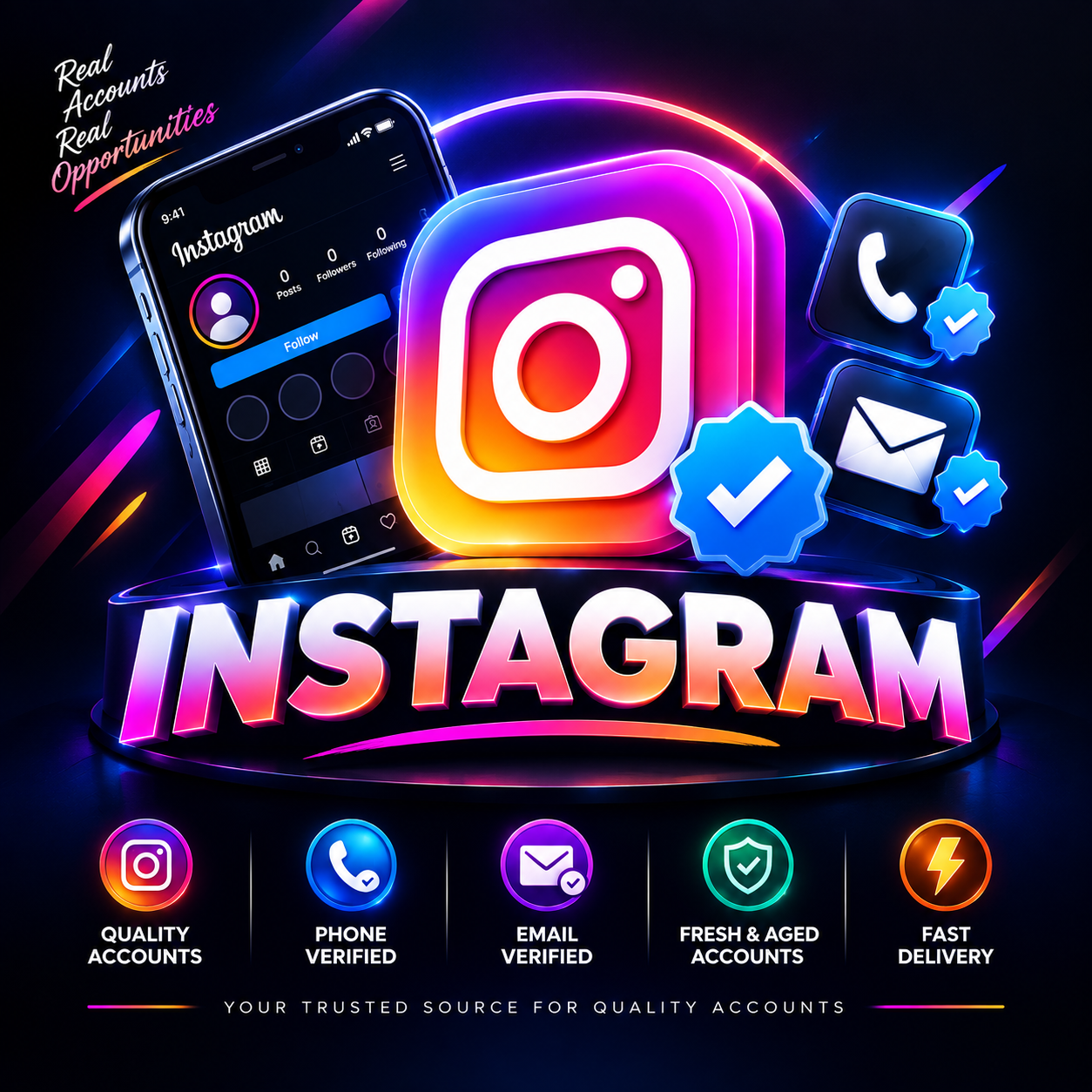 Instagram Old Aged | 2024 | Email Verified (included) | Ready to Use Accounts