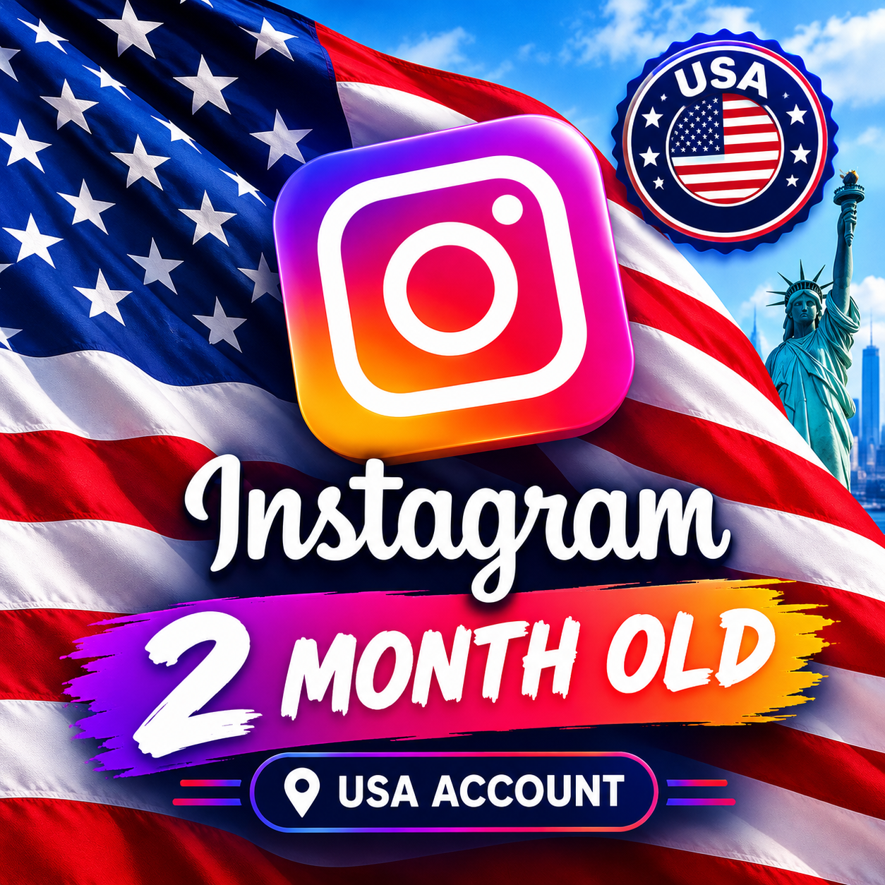 60+ Days Old USA Instagram Accounts with 2FA | Delivery After 5 Minutes of Placing an Order, GUARANTEED!!