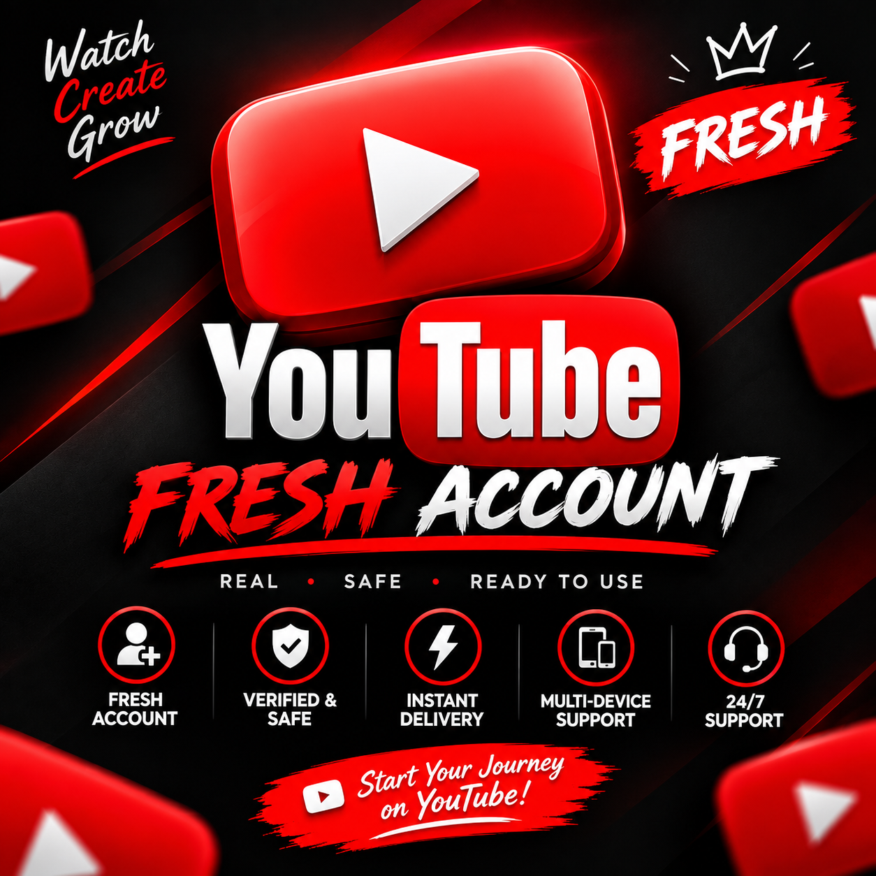 Fresh YouTube Account